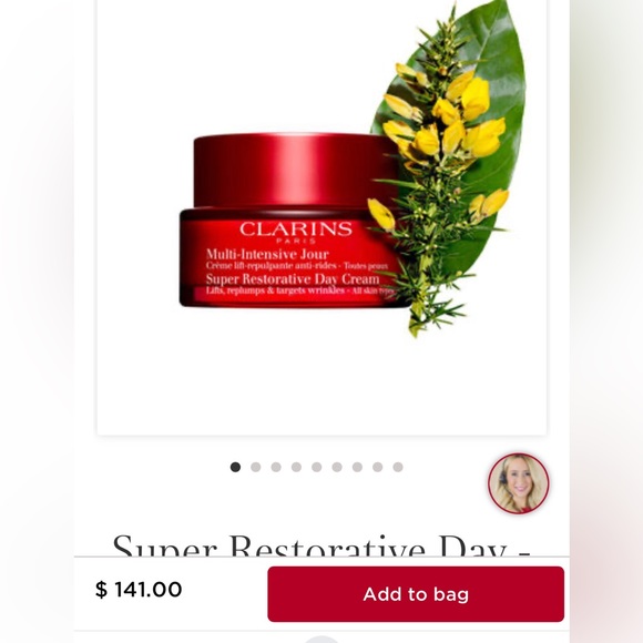 Clarins Super Restorative Day - All Skin Types 45ml - Picture 2 of 2